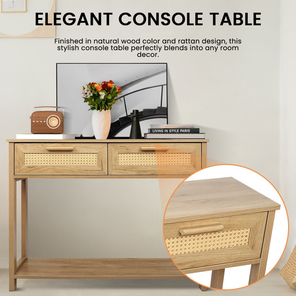 Bay Isle Home Burwood 39.5'' Console Table Wayfair